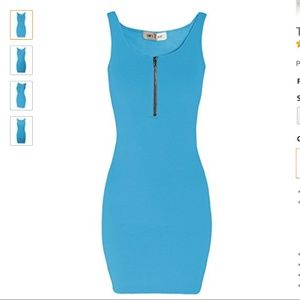Classic Slim Fit Tank Bodycon Mini Tank Dress